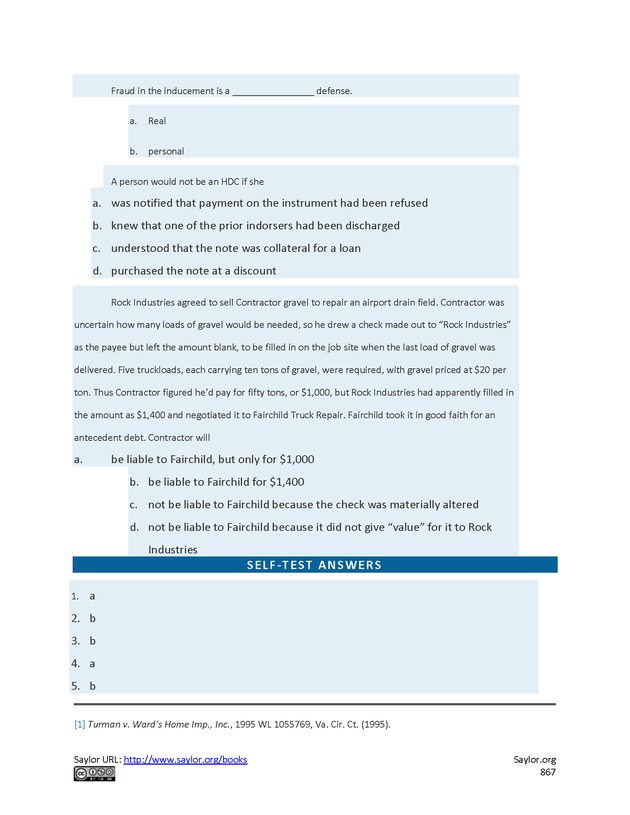 Business Law and the Legal Environment - Page 867